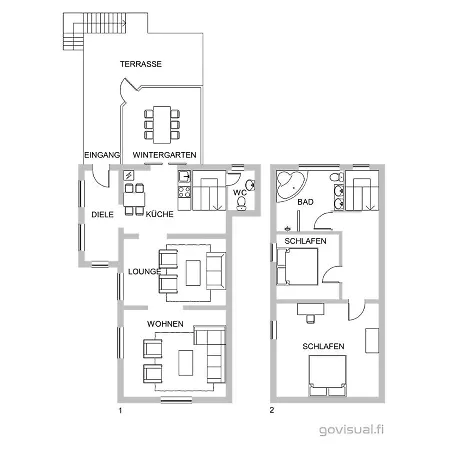 House With Two Aprtments Together, Up To 9 Persons Apartment Mulheim an der Mosel